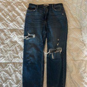 Abercrombie and Fitch Curve Love The Ankle Straight Ultra High Rise Size 31